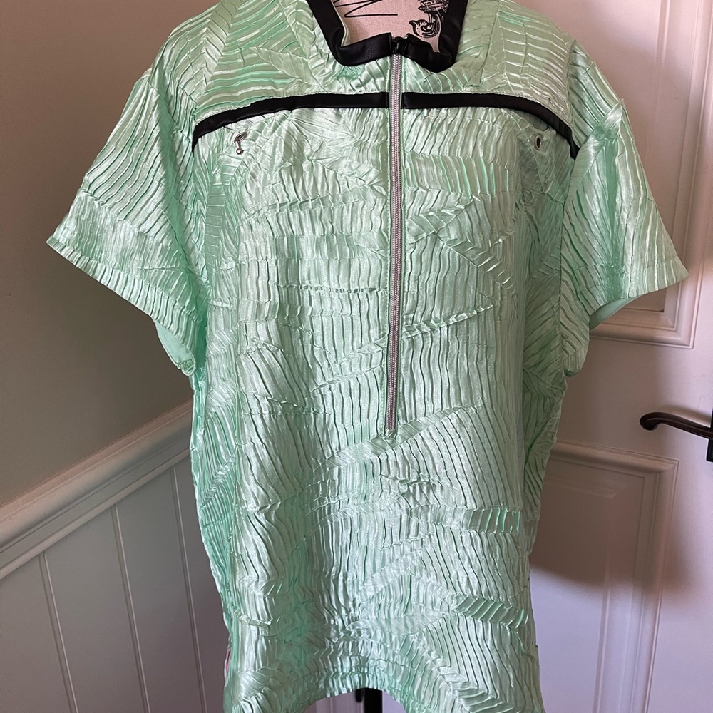 Jamie Sadock Light Green Women’s Golf Shirt